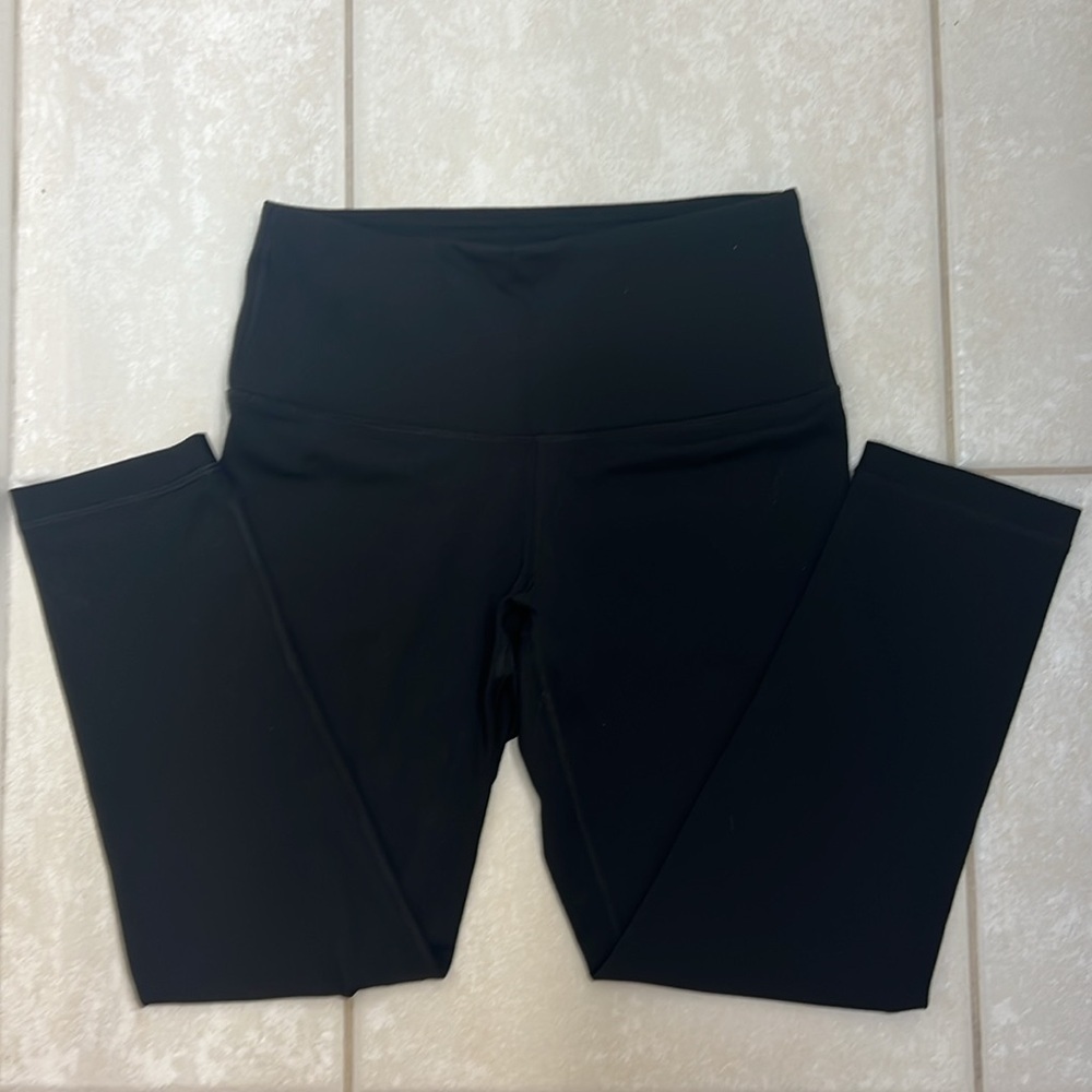 90° by Reflex, Black High-Waisted Leggings, Size Small, 22” Inseam, GUC